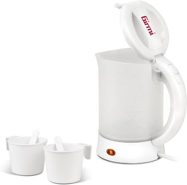 Електрочайник дорожній Girmi BL04, 0,6 л, 600 Вт, білий
