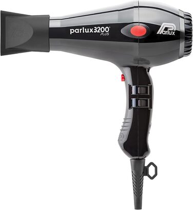 Фен Parlux 3200 Plus чорний, професійний, італійський