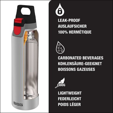 Термопляшка Sigg Hot & Cold ONE Light 0,55 л сіра