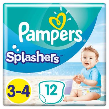 Одноразові підгузки для плавання Pampers Splashers, розмір 5/6 (14кг+), набір з 8 упаковок по 10 шт.