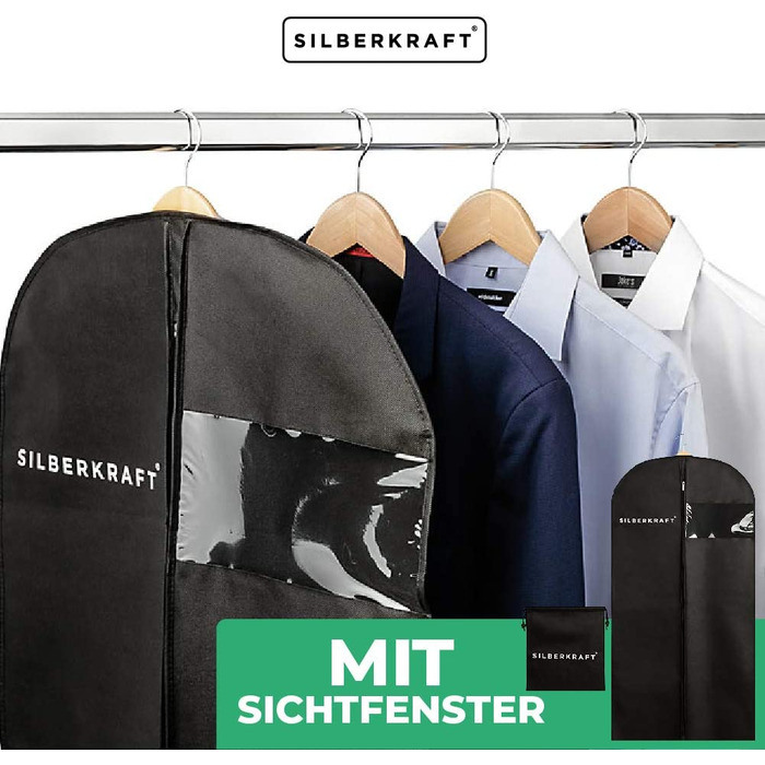 Високоякісний чохол для одягу Silberkraft, 4 шт.