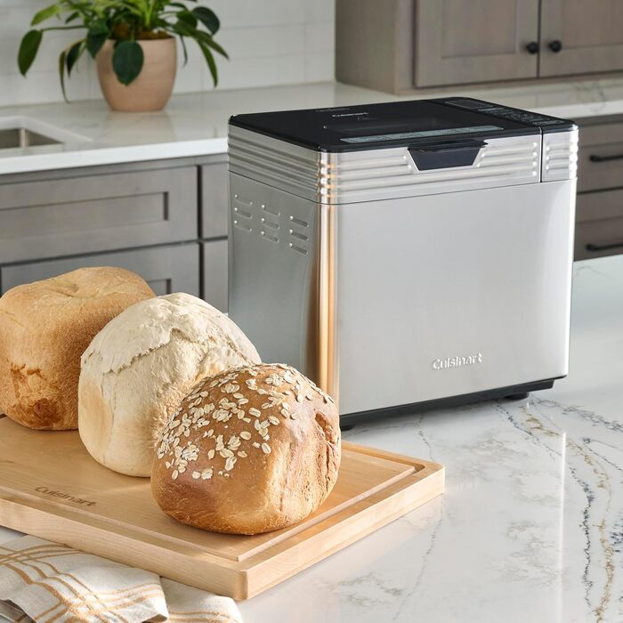Хлібопічка Cuisinart CBK-210 Convection: професійна, з конвекцією, 16 програм, до 0.9 кг, нержавіюча сталь