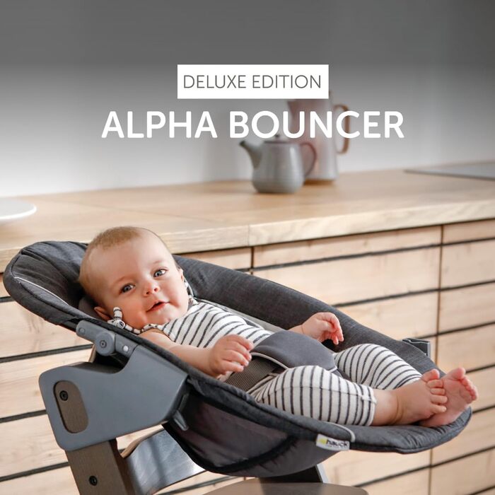 Високий стільчик для годування Hauck Beta+ Newborn Set Deluxe - Комплект для новонароджених, білий