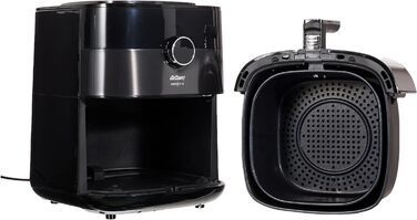 Фритюрниця Arzum Airtasty AR2074-G, без масла, XL об'єм, цифрове керування, 8 програм, срібляста