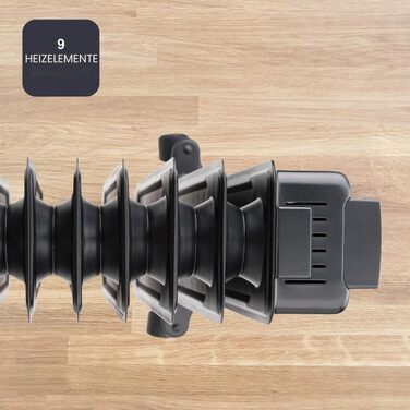 Масляний радіатор BLACK+DECKER BXRA1500E, 1500 Вт, 6 секцій, 2 рівні потужності, чорний