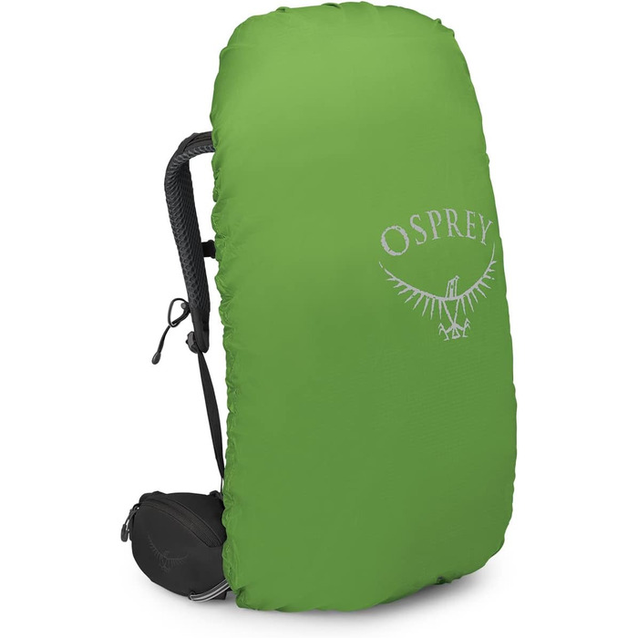 Рюкзак Osprey Kestrel 48 л чорний S-M туристичний
