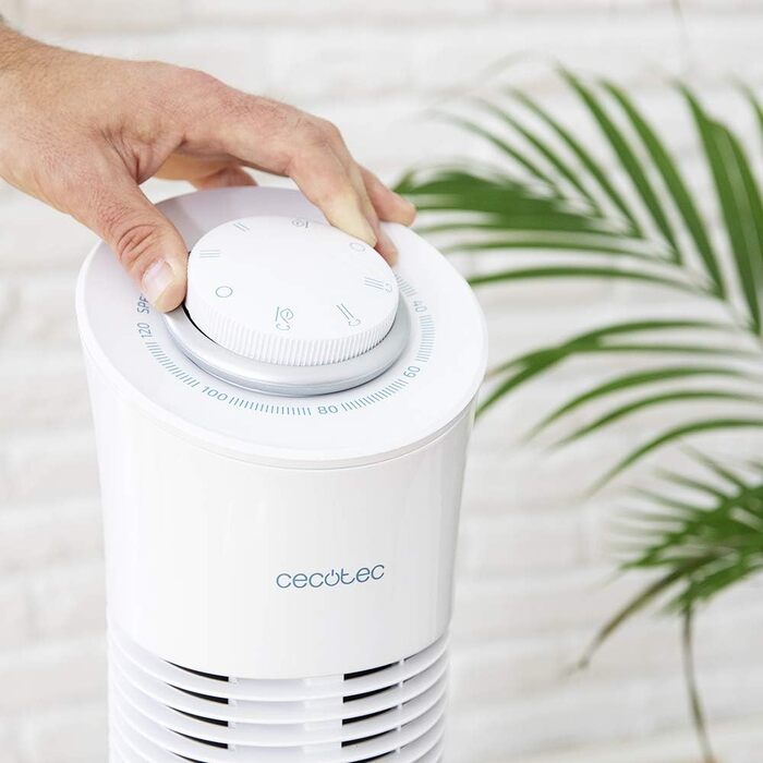 Вентилятор Cecotec EnergySilence 790 Skyline 50W, 76 см, механічний, з таймером, білий