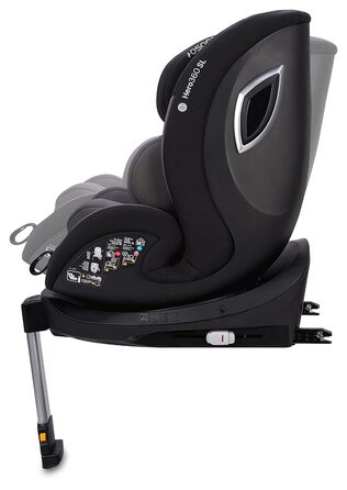 Дитяче автокрісло Osann Hero360 SL i-Size з поворотом, із опорою, Reboarder, 40-105 см, Twill Navy