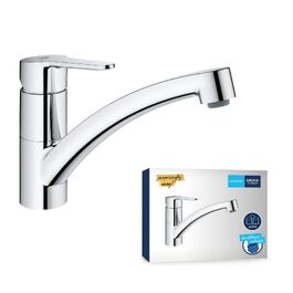 Змішувач кухонний GROHE Start Eco з плоским виливом, поворотний на 140°, хром (31685000)