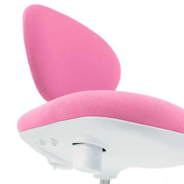 Дитячий офісний стілець KID VIVO з тканини, рожевий (hhj OFFICE)