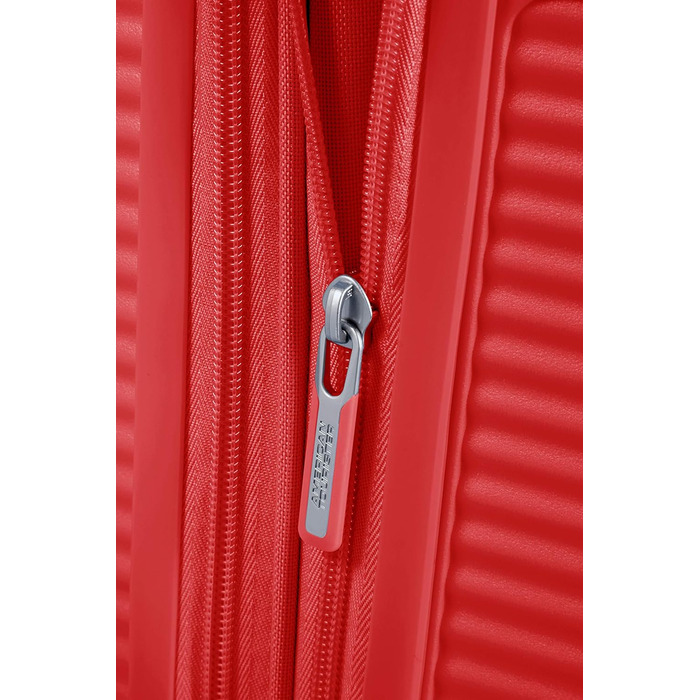 Валіза American Tourister Soundbox розширювана, 67 см, 81 л, червона, з TSA замком, поліпропілен, спінер