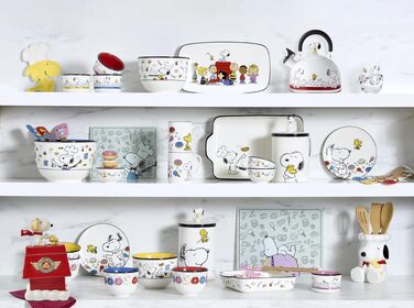 Електричний чайник Lenox Chef Snoopy з нержавіючої сталі, багатоколірний, серія Casual