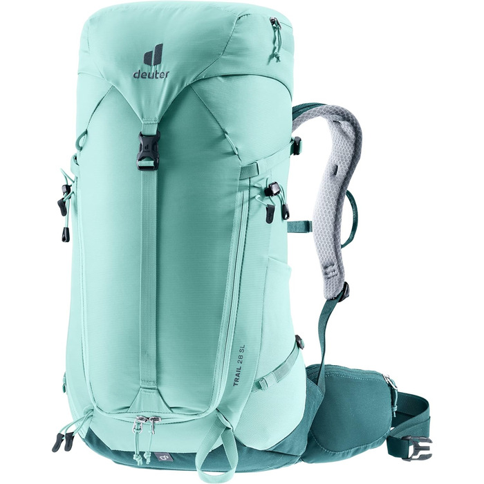 Жіночий туристичний рюкзак Deuter Trail 28 SL 28 л для хайкінгу та альпінізму, колір Glacier-Deepsea