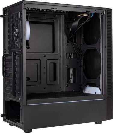 Ігровий корпус Kolink Inspire K9 ARGB Midi-Tower з підсвіткою, скляною панеллю та підтримкою RGB, чорний