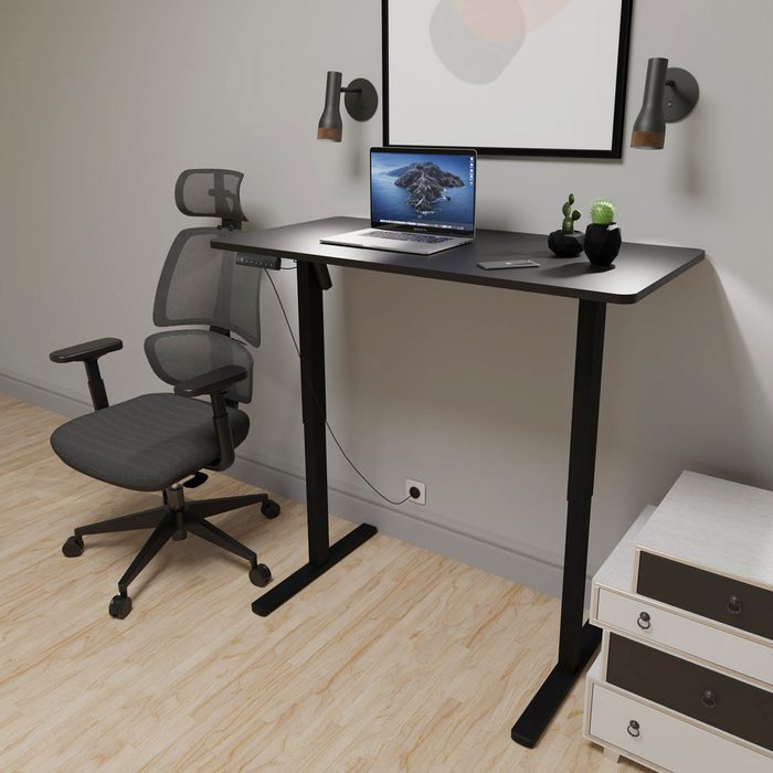 Стіл Mealux PowerDesk Lite XL Black (арт. EVO-202 Lite B/B)