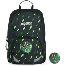 Дитячий рюкзак ergobag Ease Large 10 л, легкий, чорний, для школи та дитсадка