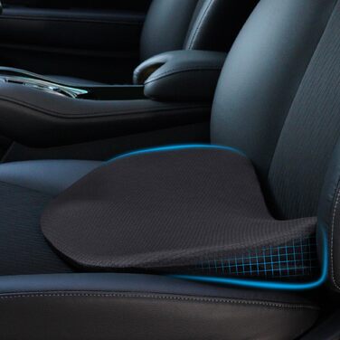Подушка-клинок Ainiv для авто з піною Memory Foam: ергономічна підтримка спини для водія, комфорт у подорожах