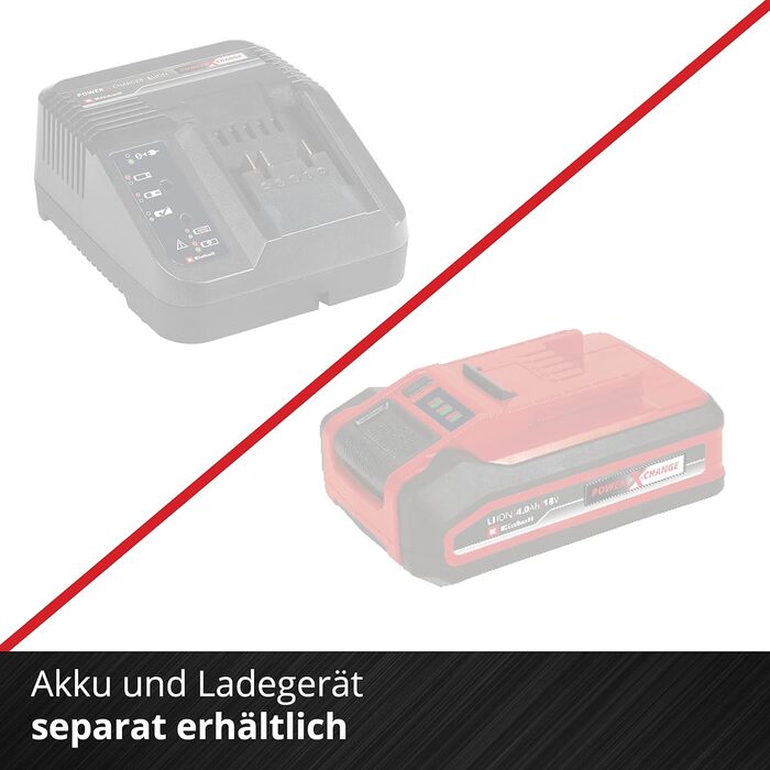 Акумуляторний повітродув та пилосос Einhell VENTURRO 18/210 Power X-Change (18 В, 500 м³/год, мішок 45 л, 210 км/год) без акумулятора та зарядного пристрою