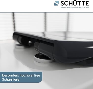 Сидіння для унітаза SCHÜTTE з мікроліфтом (м'яке закривання), овальне, антрацит, матеріал Duroplast, витримує до 200 кг