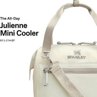Сумка-холодильник Stanley 1913 All-Day Julienne Maxi Cooler, 7.0 л, кремова (100% перероблений поліестер, з ручкою та ременями)