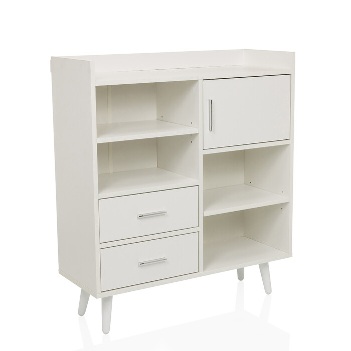 Сервант / комод MYRDAL 80x30x90 см 2 висувних ящика 1 двері білий hjh LIVING