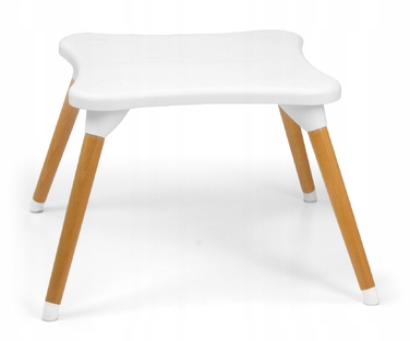 Стілець для годування 2в1 дерев'яний зі столиком-тацею Malmo Beige Milly Mally