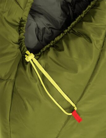 Трисезонний спальний мішок VAUDE Sioux 800 II (синій), синтетичний кокон для кемпінгу, діапазон температур 2°C – 8°C, 220x80 см