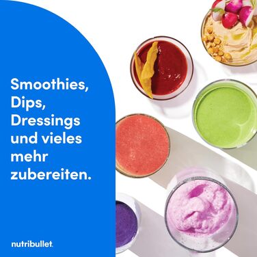 Nutribullet Pro 900 Блендер для смузі та коктейлів, 900 Вт, Оливково-зелений (NB904MASN) - Екстракція поживних речовин, компактний дизайн