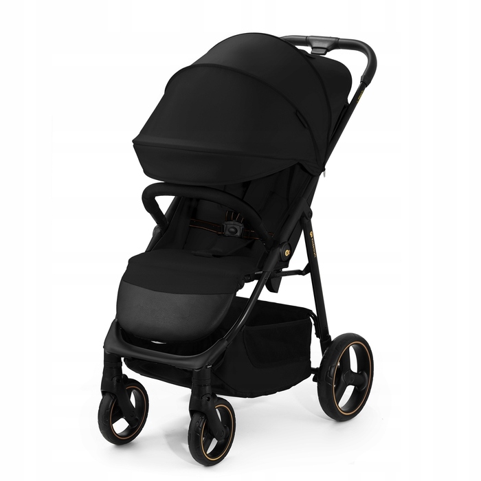Легкий прогулянковий візок Kinderkraft TRIG 3, до 22 кг, чорний