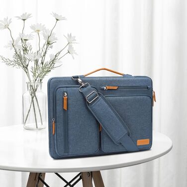 Чохол-сумка для ноутбука MOSISO 360° захисна сумка для MacBook Pro M1 M2 M3 M4 M5, Lenovo, HP (14 дюймів, колір Haze Blue)