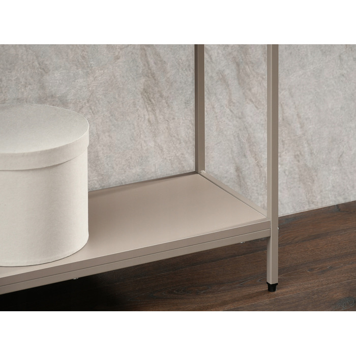 Консольний столик Mebel-Partner, відтінки бежевого, матовий, 80 x 75 x 30 см