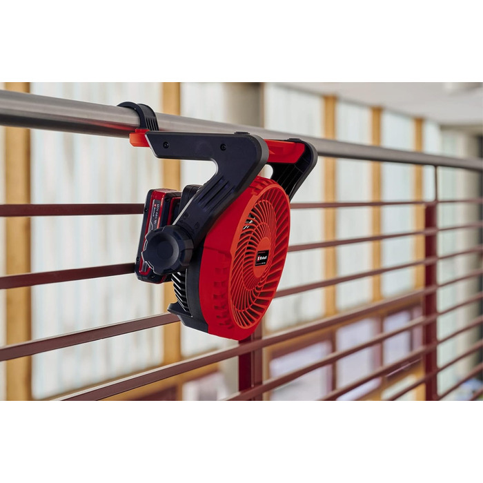 Акумуляторний вентилятор Einhell GE-CF 18/2200 Li-Solo Power X-Change, 18 В, 3 швидкості, Li-Ion, поворот 360°, без акумулятора та зарядного пристрою