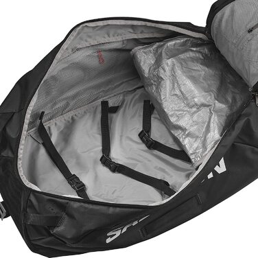Універсальна дорожня сумка Salomon Duffel 70 л, чорна, зручний доступ