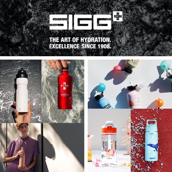 Алюмінова спортивна пляшка для води SIGG WMB ONE, герметична, підходить для газованих напоїв, BPA-free, Roasted Green, 0.75 л