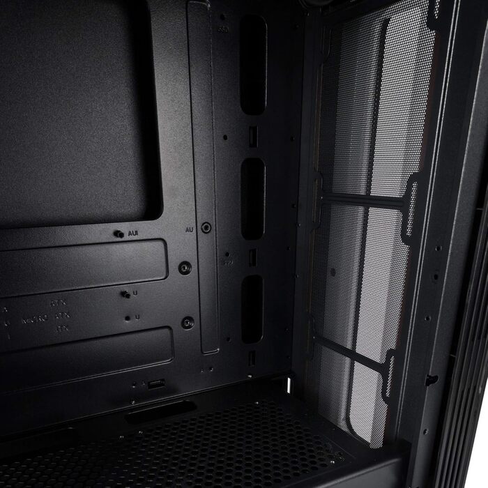 KOLINK Nimbus Midi-Tower ATX RGB комп'ютерний корпус чорний, корпус для ПК з підсвіткою, підтримка водяного охолодження