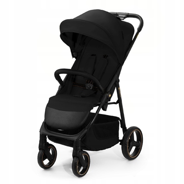 Легкий прогулянковий візок Kinderkraft TRIG 3, до 22 кг, чорний