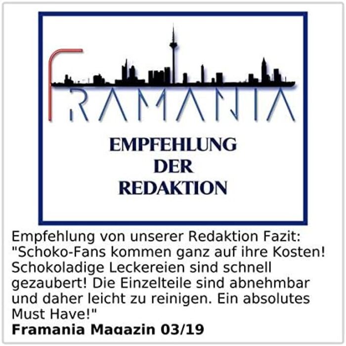 Шоколадний фонтан Rosenstein & Söhne з 2 рівнями, 275 Вт - для дому, шоколадне фондю
