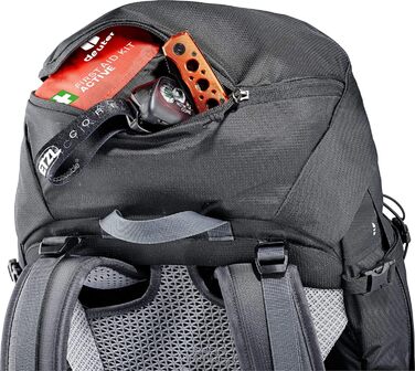 Рюкзак Deuter Futura Pro 42 EL, 42 л, чорний/графіт, для трекінгу та походів, великий розмір