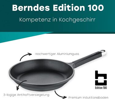 Сковорода Berndes Line Edition 100, 24 см, алюміній з антипригарним покриттям