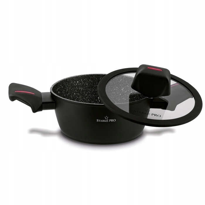 Набір скляних каструль Starke Pro Piccante, 8 предметів
