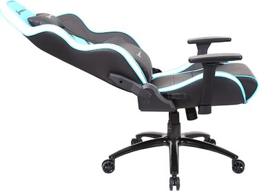 Ігрове крісло Newskill Kaidan, металева рама, 180° регульована спинка, 3D-підлокітники, синє