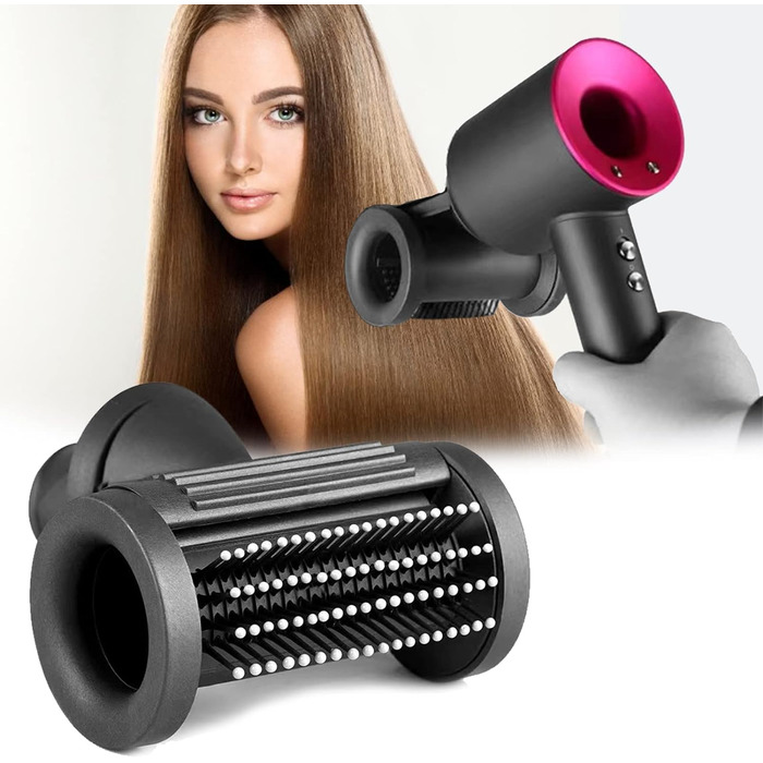 Дифузор-насадка для Dyson Airwrap, м'який повітряний дифузор-концентратор для стайлінгу, насадка для випрямлення, аксесуар для фена Dyson Supersonic, 2 режими для гладкого та об'ємного укладання (1 насадка)
