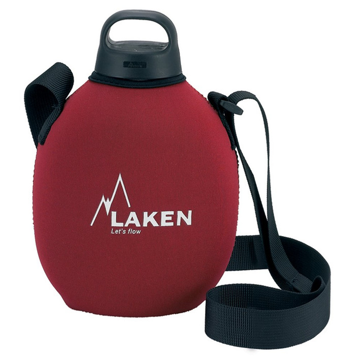 Спортивна пляшка для води Laken 1000 мл, червона (Red 127)