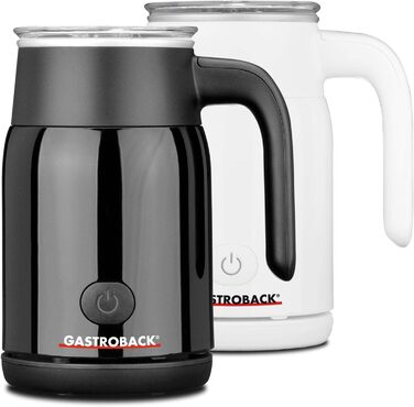 Електричний спінювач молока Gastroback 42325 Latte Magic, 350 мл, для гарячої та холодної піни, 500 Вт, білий пластик