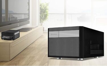 Комп'ютерний корпус SilverStone SST-SG11B Sugo Micro ATX Cube, чорний