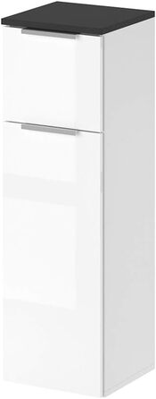 Пенал Vicco Otis білий глянець/антрацит 30x95 см