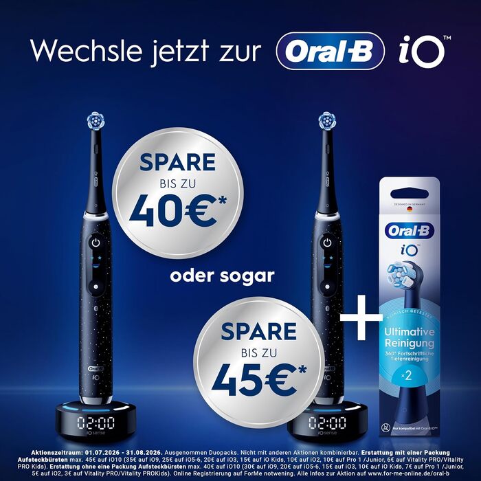 Електрична зубна щітка Oral-B iO Series 10, чорна