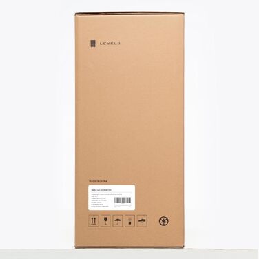 LEVEL8 Комплект валіз на колесах 3 шт, легкий ABS+PC, розширюваний жорсткий чемодан з TSA-замком, 4 колеса, 55/68/78 см, синій