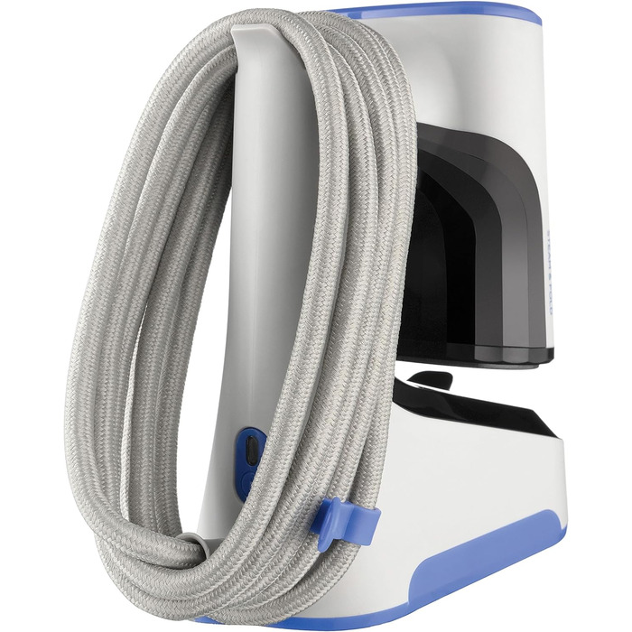Ручний відпарювач Russell Hobbs Steam Genie Easy Store 1500Вт, складаний, для подорожей, з насадкою для тканин, 3м кабель, швидкий нагрів, модель 26740-56