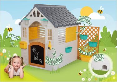 Дитячий ігровий будиночок DOLU Garten - для вулиці, пластиковий, міцний